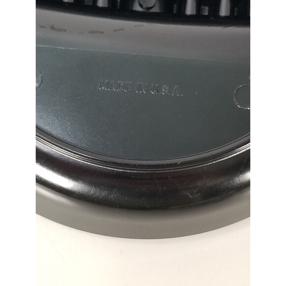 VINTAGE Ashtray Round Melamine Black Ges-Line 341 Cigar Cigarette Classic - Picture 4 of 5